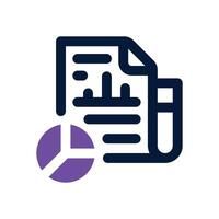 analysis duotone icon. Sleek and modern icon for websites, mobile apps, marketing materials, and corporate design. Fully scalable and ready to use. vector