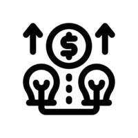 leverage line icon. Clean and minimalist icon for websites, mobile apps, presentations, and logos. Fully scalable and customizable for any project. vector