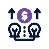 leverage duotone icon. Sleek and modern icon for websites, mobile apps, marketing materials, and corporate design. Fully scalable and ready to use. vector