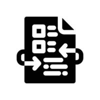 transaction glyph icon. Strong and solid icon for websites, mobile interfaces, presentations, and visual branding. High quality and easy to edit. vector