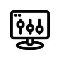 configuration line icon. Clean and minimalist icon for websites and mobile apps. vector