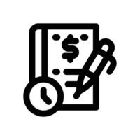 accrual line icon. Clean and minimalist icon for websites, mobile apps, presentations, and logos. Fully scalable and customizable for any project. vector