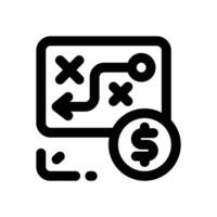 tactic line icon. Clean and minimalist icon for websites and mobile apps. vector