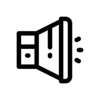 volume line icon. Clean and minimalist icon for websites and mobile apps. vector