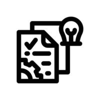 new project line icon. Clean and minimalist icon for websites and mobile apps. vector