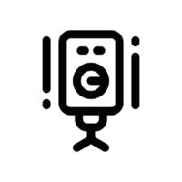 speaker line icon. Clean and minimalist icon for websites, mobile apps, presentations, and logos. Fully scalable and customizable for any project. vector
