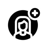new hire glyph icon. Strong and solid icon for websites, mobile interfaces, presentations, and visual branding. High quality and easy to edit. vector