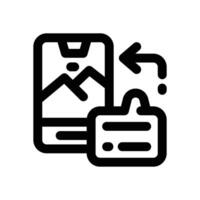 caption line icon. Clean and minimalist icon for websites, mobile apps, presentations, and logos. Fully scalable and customizable for any project. vector