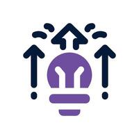 improvement duotone icon. Sleek and modern icon for websites, mobile apps, marketing materials, and corporate design. Fully scalable and ready to use. vector