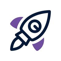 startup duotone icon. Sleek and modern icon for websites, mobile apps, marketing materials, and corporate design. Fully scalable and ready to use. vector