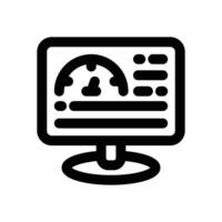 kpi line icon. Clean and minimalist icon for websites and mobile apps. vector