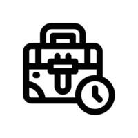 work experience line icon. Clean and minimalist icon for websites, mobile apps, presentations, and logos. Fully scalable and customizable for any project. vector