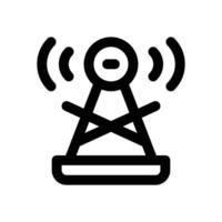broadcast line icon. Clean and minimalist icon for websites and mobile apps. vector