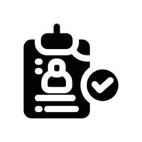 access card glyph icon. Strong and solid icon for websites, mobile interfaces, presentations, and visual branding. High quality and easy to edit. vector