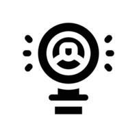 job seeker glyph icon. Strong and solid icon for websites and mobile apps. vector
