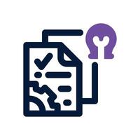new project dual tone icon. Sleek and modern icon for websites and mobile apps. vector