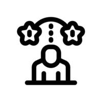 experience line icon. Clean and minimalist icon for websites and mobile apps. vector