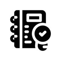 observation glyph icon. Strong and solid icon for websites and mobile apps. vector