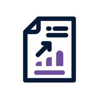 progress dual tone icon. Sleek and modern icon for websites and mobile apps. vector
