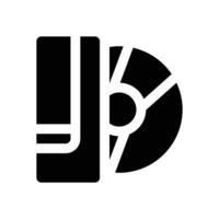 album glyph icon. Strong and solid icon for websites, mobile interfaces, presentations, and visual branding. High quality and easy to edit. vector