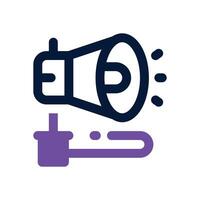 spotlight dual tone icon. Sleek and modern icon for websites and mobile apps. vector