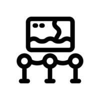 barrier line icon. Clean and minimalist icon for websites and mobile apps. vector