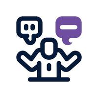 mentorship duotone icon. Sleek and modern icon for websites, mobile apps, marketing materials, and corporate design. Fully scalable and ready to use. vector