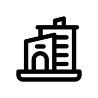city line icon. Clean and minimalist icon for websites and mobile apps. vector