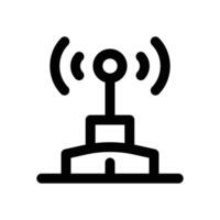 wifi hotspot line icon. Clean and minimalist icon for websites and mobile apps. vector