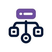 structure duotone icon. Sleek and modern icon for websites, mobile apps, marketing materials, and corporate design. Fully scalable and ready to use. vector