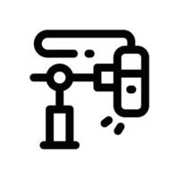 boom microphone line icon. Clean and minimalist icon for websites and mobile apps. vector