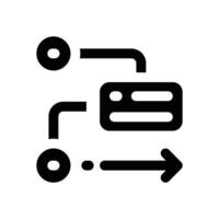 project plan glyph icon. Strong and solid icon for websites and mobile apps. vector