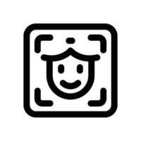 close up line icon. Clean and minimalist icon for websites and mobile apps. vector