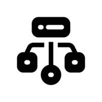 structure glyph icon. Strong and solid icon for websites, mobile interfaces, presentations, and visual branding. High quality and easy to edit. vector