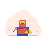 folder icon set collection with various shape vector
