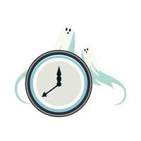 illustration of Haunted Clock vector