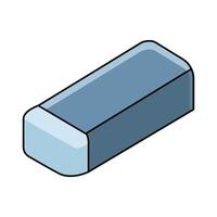 illustration of A Simple Eraser vector