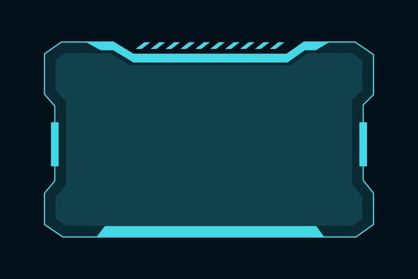Sci-Fi HUD Boxes and Holographic Interface Frames. Futuristic HUD callouts and boxed UI elements. Great for cyber themes, high-tech visuals, and augmented reality UI concepts