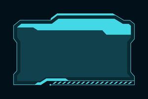 Sci-Fi HUD Elements. Futuristic UI Frames and Tech Callout Boxes. wireframe UI components, and holographic style interface elements vector