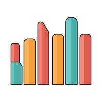 illustration of Bar Chart vector