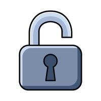 illustration of Simple Unlock vector