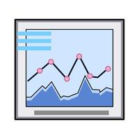illustration of Monitoring Analytics vector