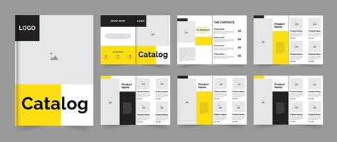 Modern product catalog template design for any business purposes vector