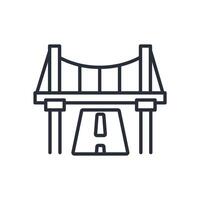 structure icons stroke linear vector