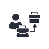 side hustle black icons stroke vector