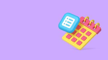 Work planning efficiency and productivity schedule to do list copy space banner vector