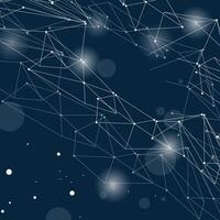 Abstract network connection background. vector