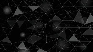 Geometric pattern with black background vector