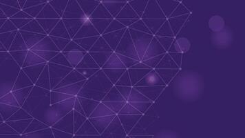 Abstract network design with purple tones vector