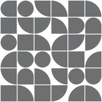 Simple gray blocks, circles, semi-circles, squares, contemporary wallpaper, clean and elegant design vector